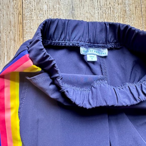 Rockets of Awesome -Rainbow Track Pants (4T) - Picture 2 of 4